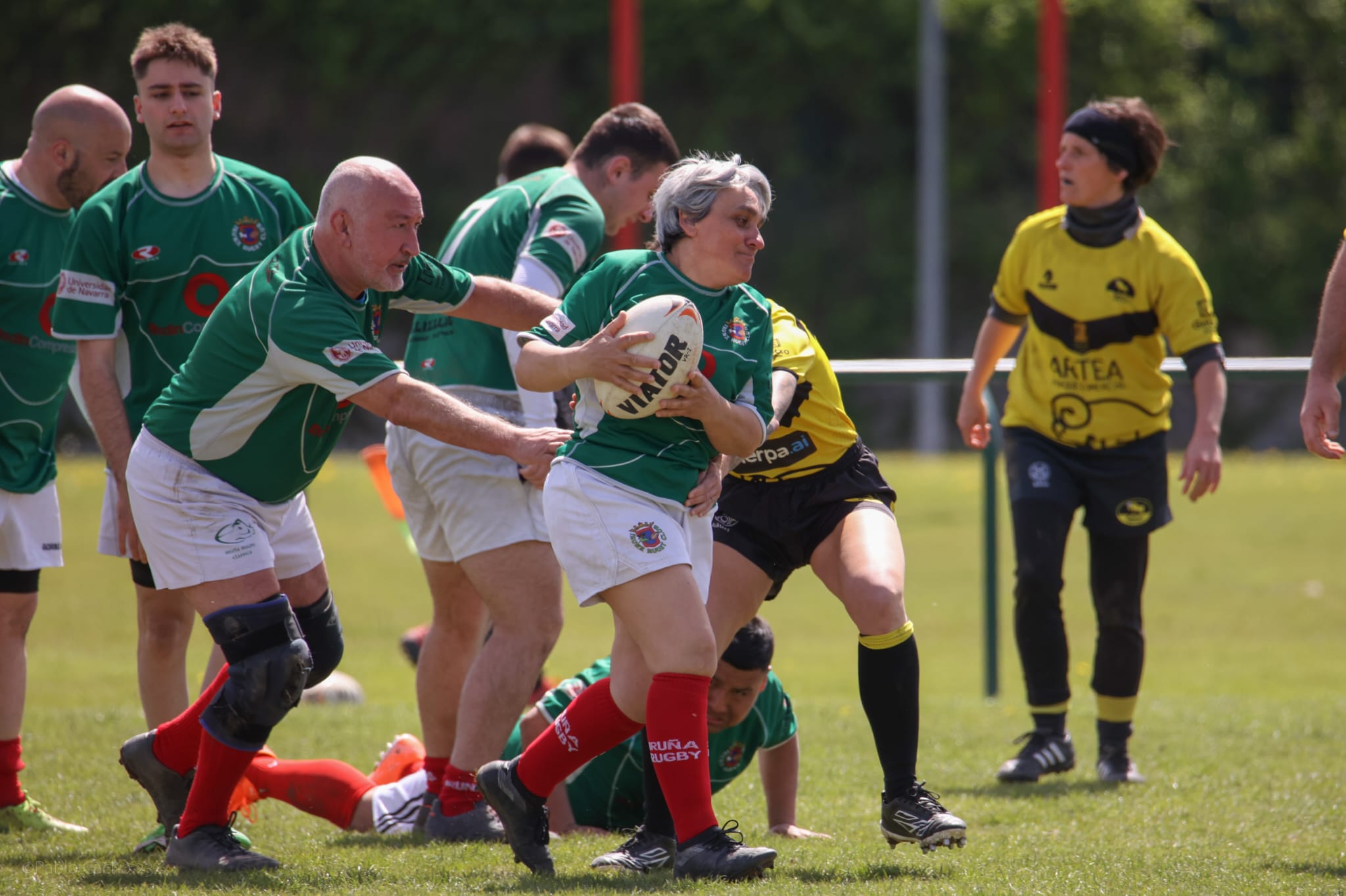 Buen juego en la cita de Liga Bultza celebrada en Pamplona el 16 de abril